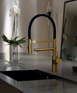 Смеситель для кухни ZORG SZR-1010 BRONZE MAGNETO